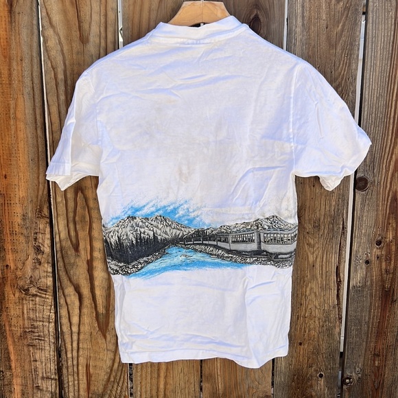 Anvil vintage T-shirt with Truckee train. Rare 1987 - Picture 8 of 16